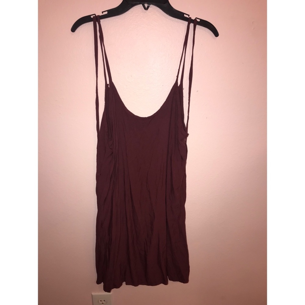 Maroon Brandy Melville Swing Dress